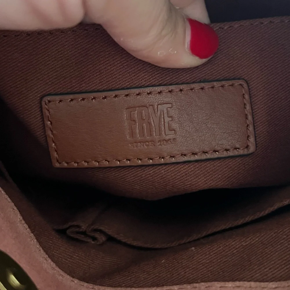 FRYE Leather Side Pocket Boho Purse